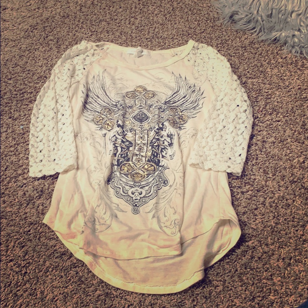 Women’s cross half sleeve shirt